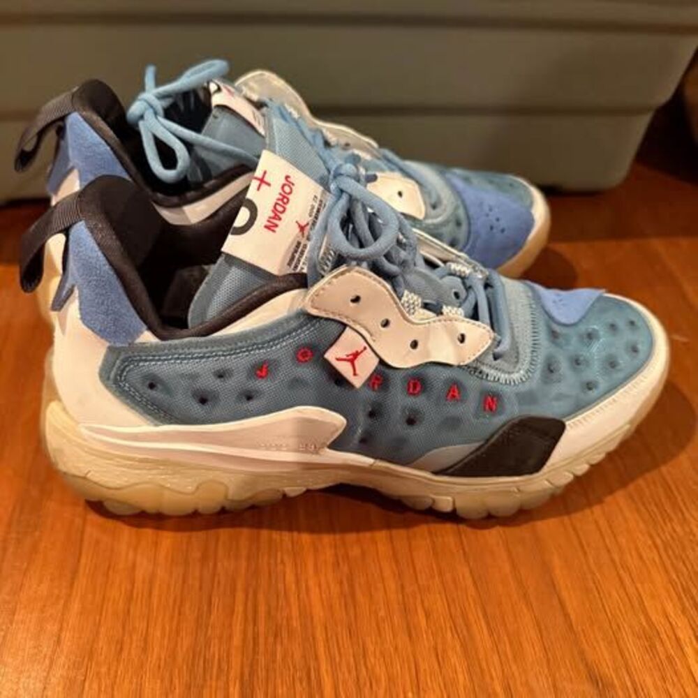 Jordan Men's Delta 2 Cerulean White Blue Sneakers Size 10